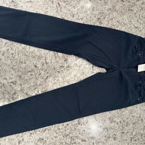 H&M Dark Blue Skinny Jeans Sleek Fit Solid Color
